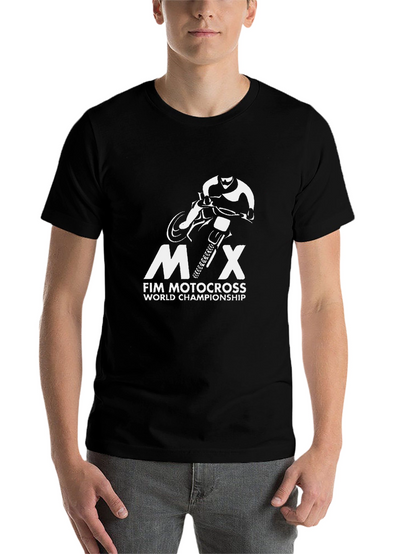 MX FIM Motocross World Championship Black T-Shirt
