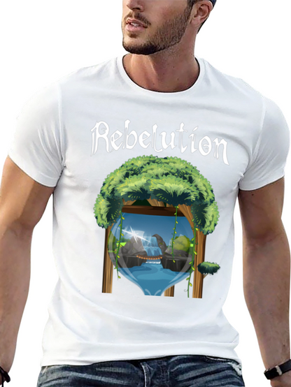 Rebelution Nature Scene Black T-Shirt