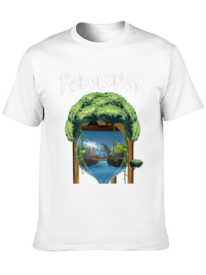 Rebelution Nature Scene Black T-Shirt