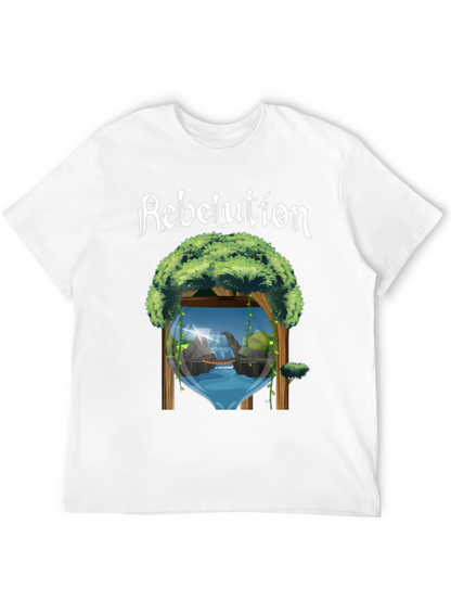 Rebelution Nature Scene Black T-Shirt