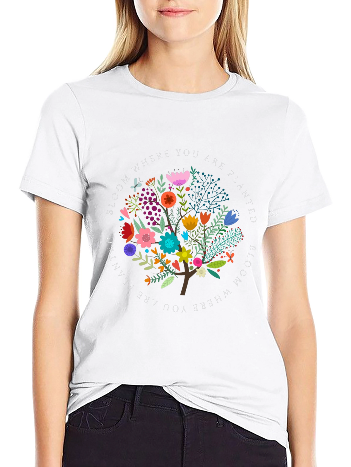 Bloom Where You Are Planted Graphic Tee