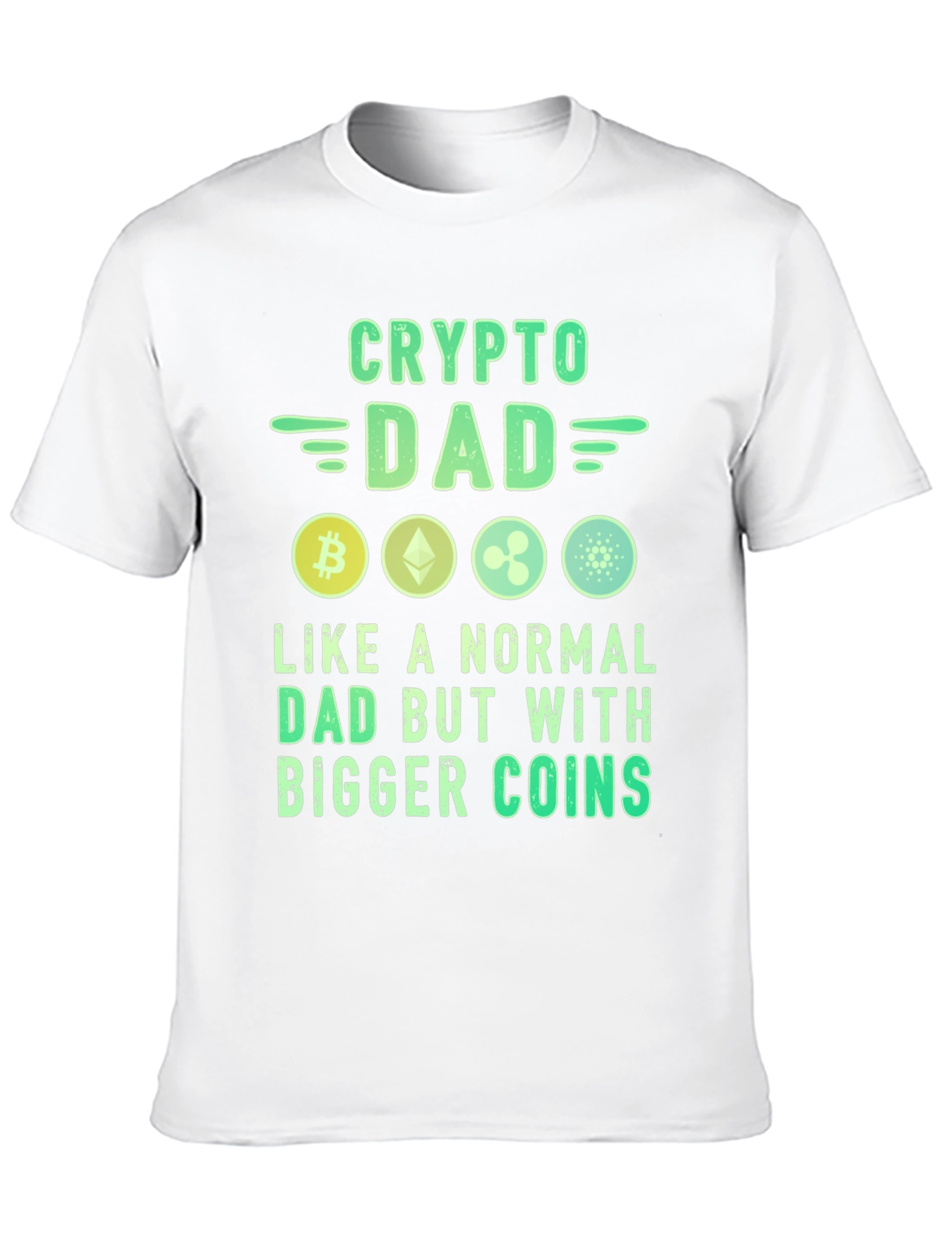 Crypto Dad T-Shirt Bitcoin Lover Tee