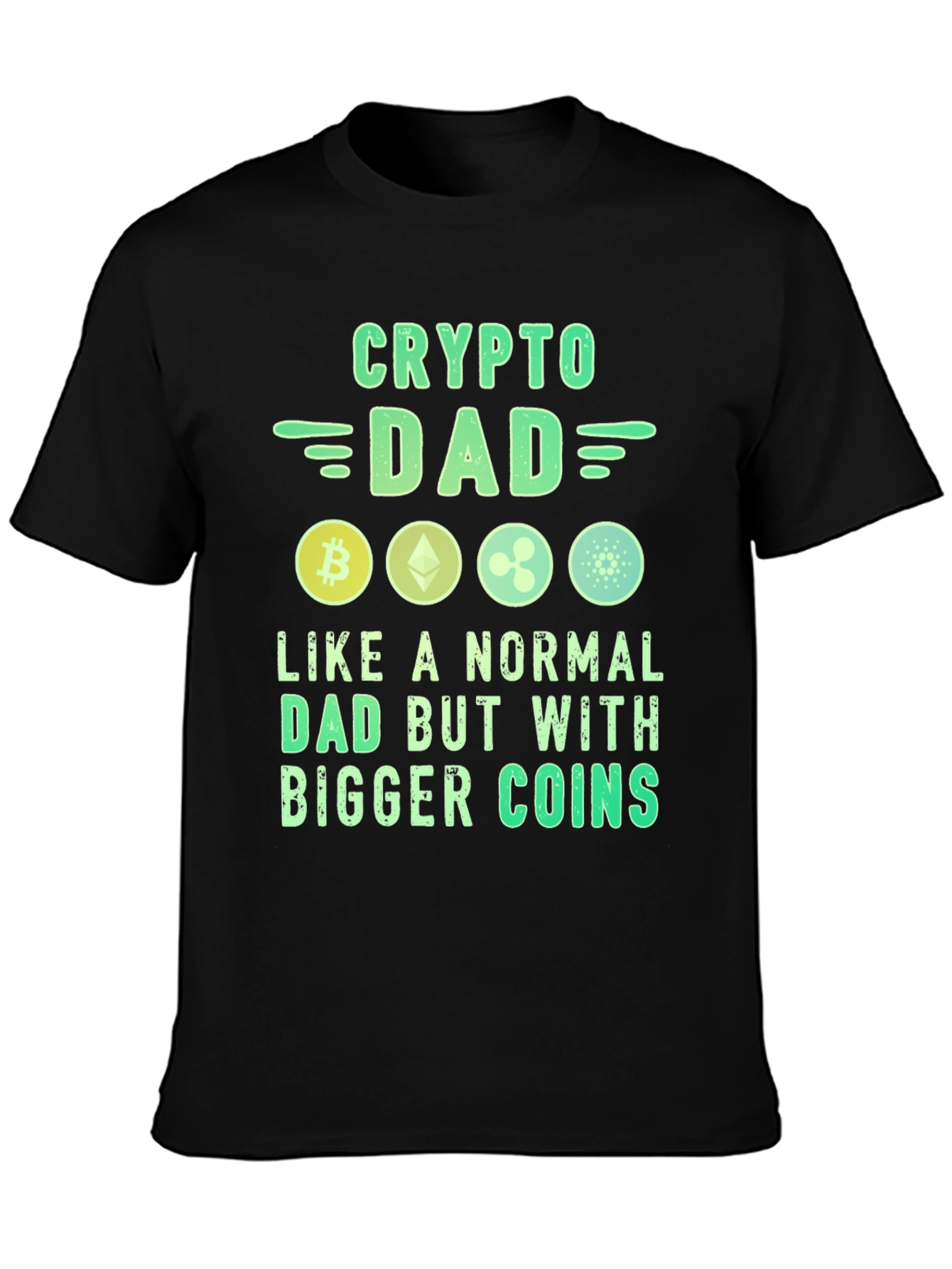 Crypto Dad T-Shirt Bitcoin Lover Tee