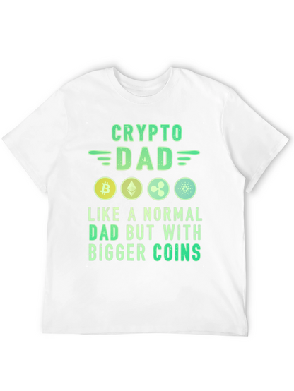 Crypto Dad T-Shirt Bitcoin Lover Tee