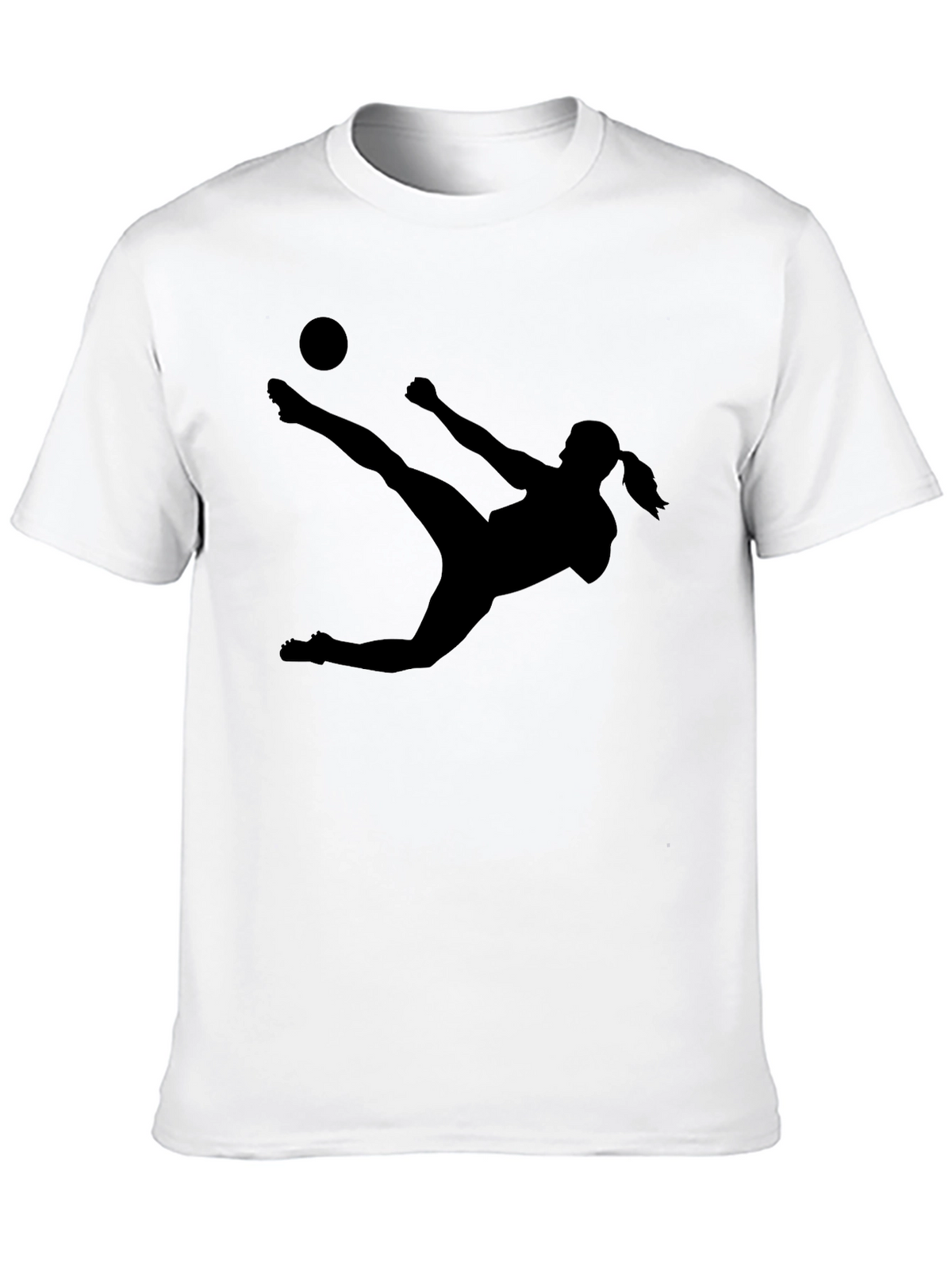 Soccer Silhouette Tee - Kick Like a Girl!