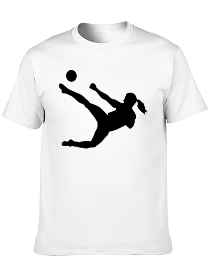 Soccer Silhouette Tee - Kick Like a Girl!