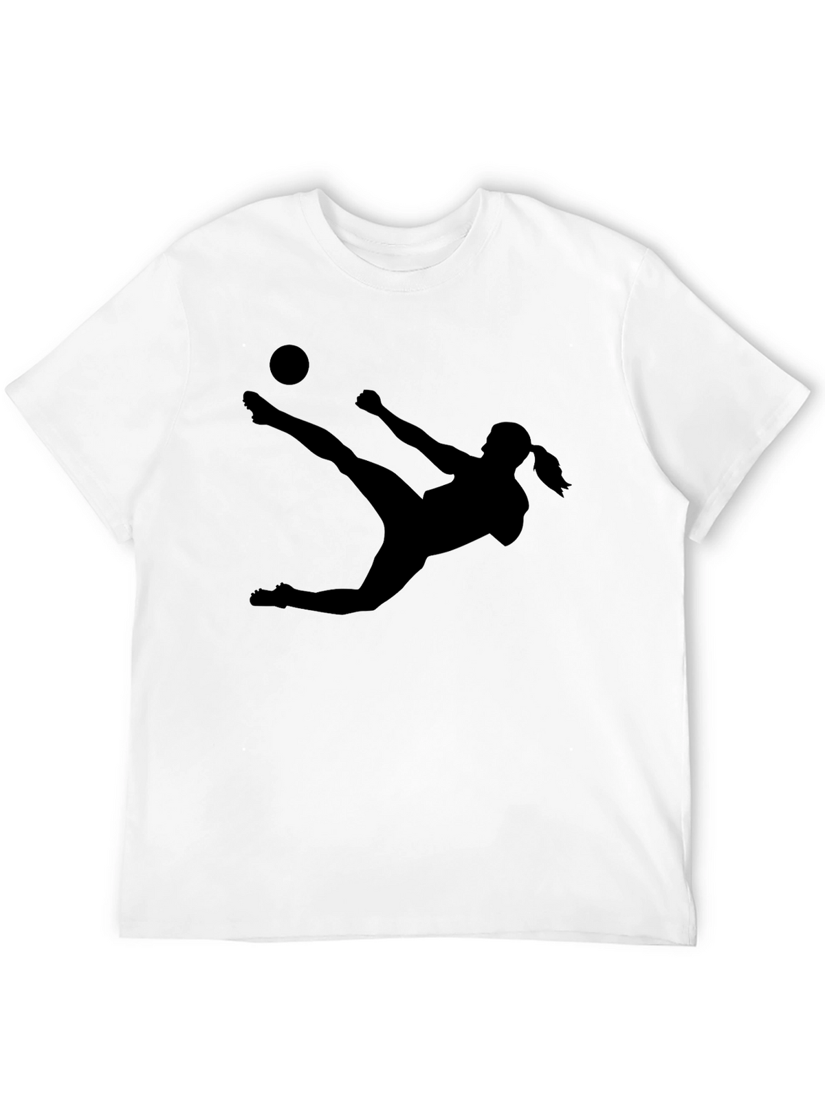 Soccer Silhouette Tee - Kick Like a Girl!