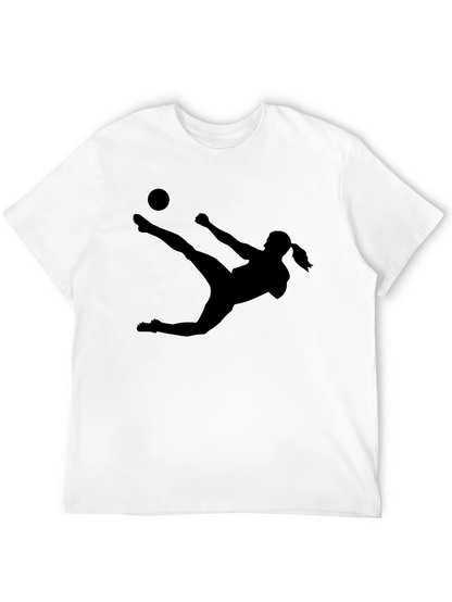 Soccer Silhouette Tee - Kick Like a Girl!