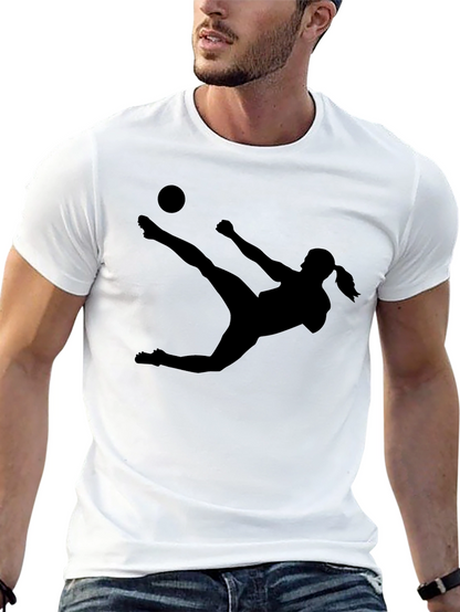 Soccer Silhouette Tee - Kick Like a Girl!