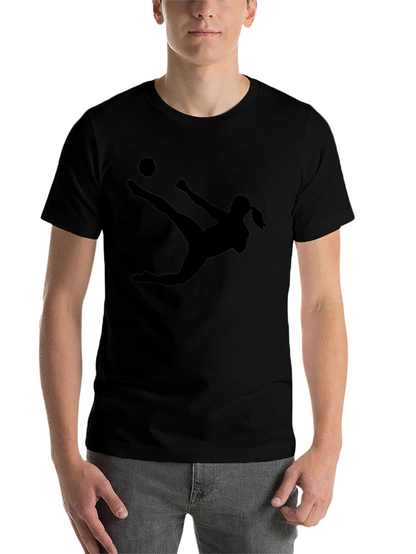 Soccer Silhouette Tee - Kick Like a Girl!