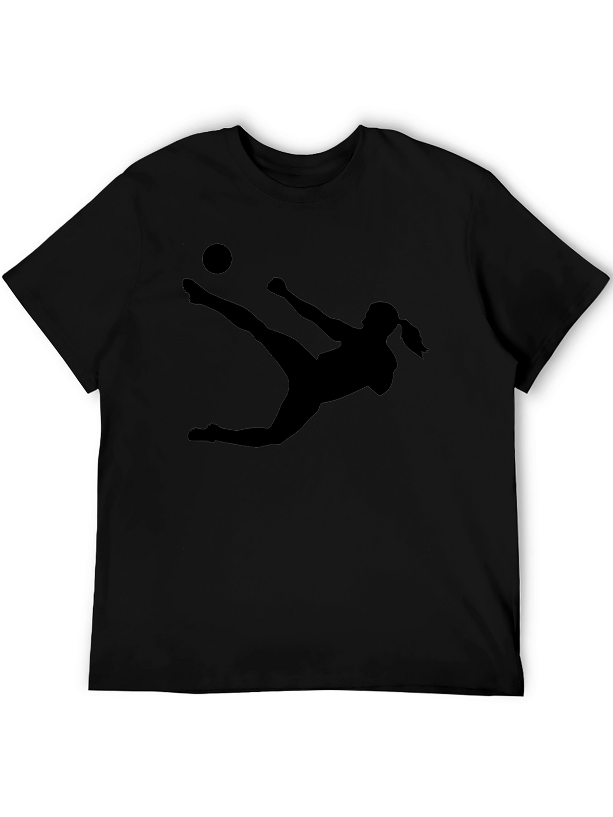 Soccer Silhouette Tee - Kick Like a Girl!
