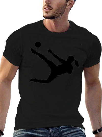 Soccer Silhouette Tee - Kick Like a Girl!