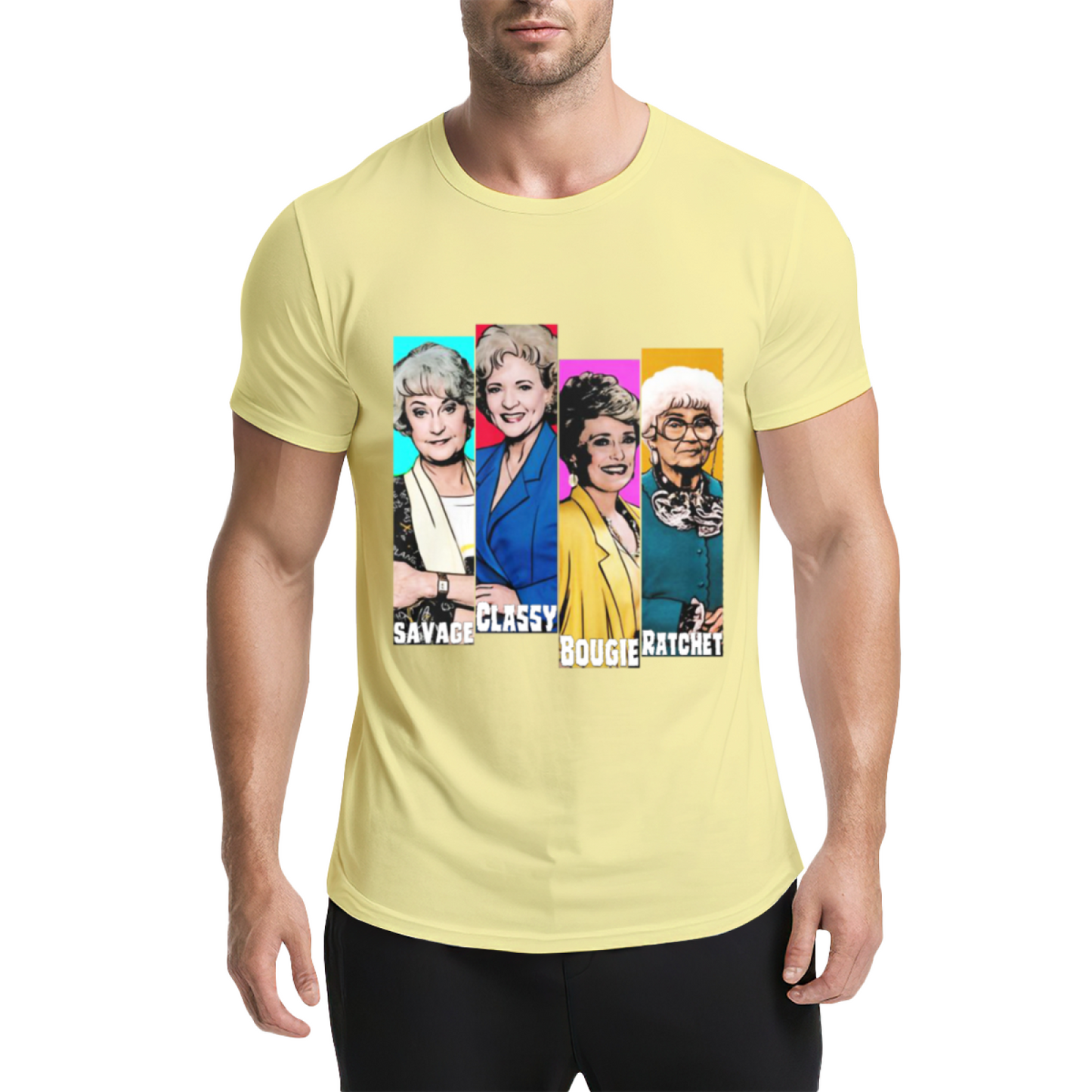 The Golden Girls Savage Classy Bougie Ratchet Pop Culture Tee
