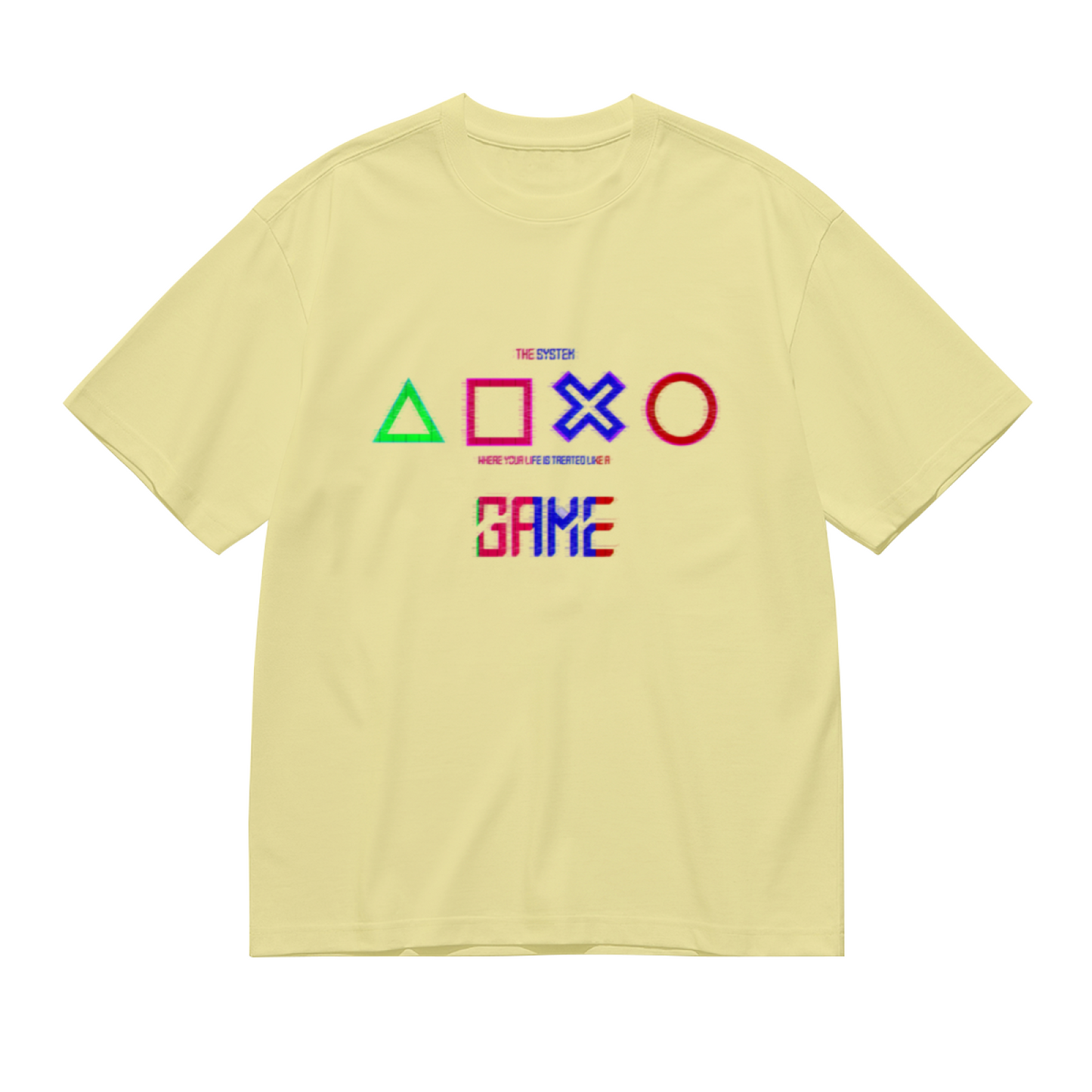 PlayStation Controller Buttons Gamer Casual T-Shirt