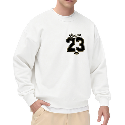 Vintage Boston 23 Number Retro Crewneck Sweatshirt
