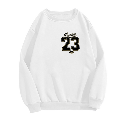 Vintage Boston 23 Number Retro Crewneck Sweatshirt