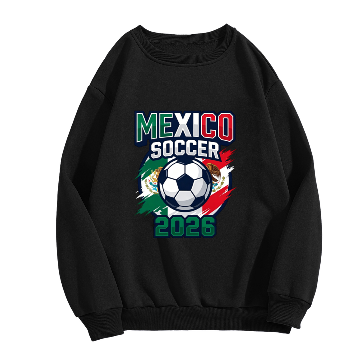 Mexico Soccer 2026 National Team Fan Crewneck Sweatshirt