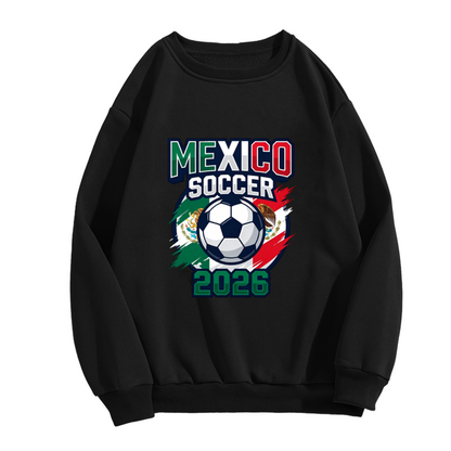 Mexico Soccer 2026 National Team Fan Crewneck Sweatshirt