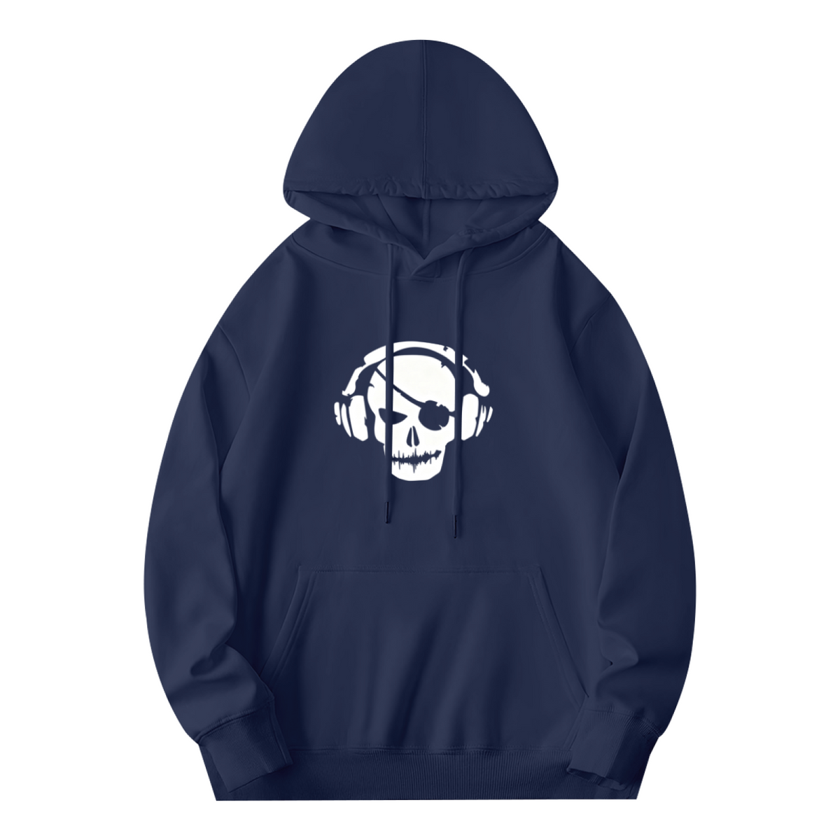 Skull With Headphone Cool Music‑Themed Hoodie