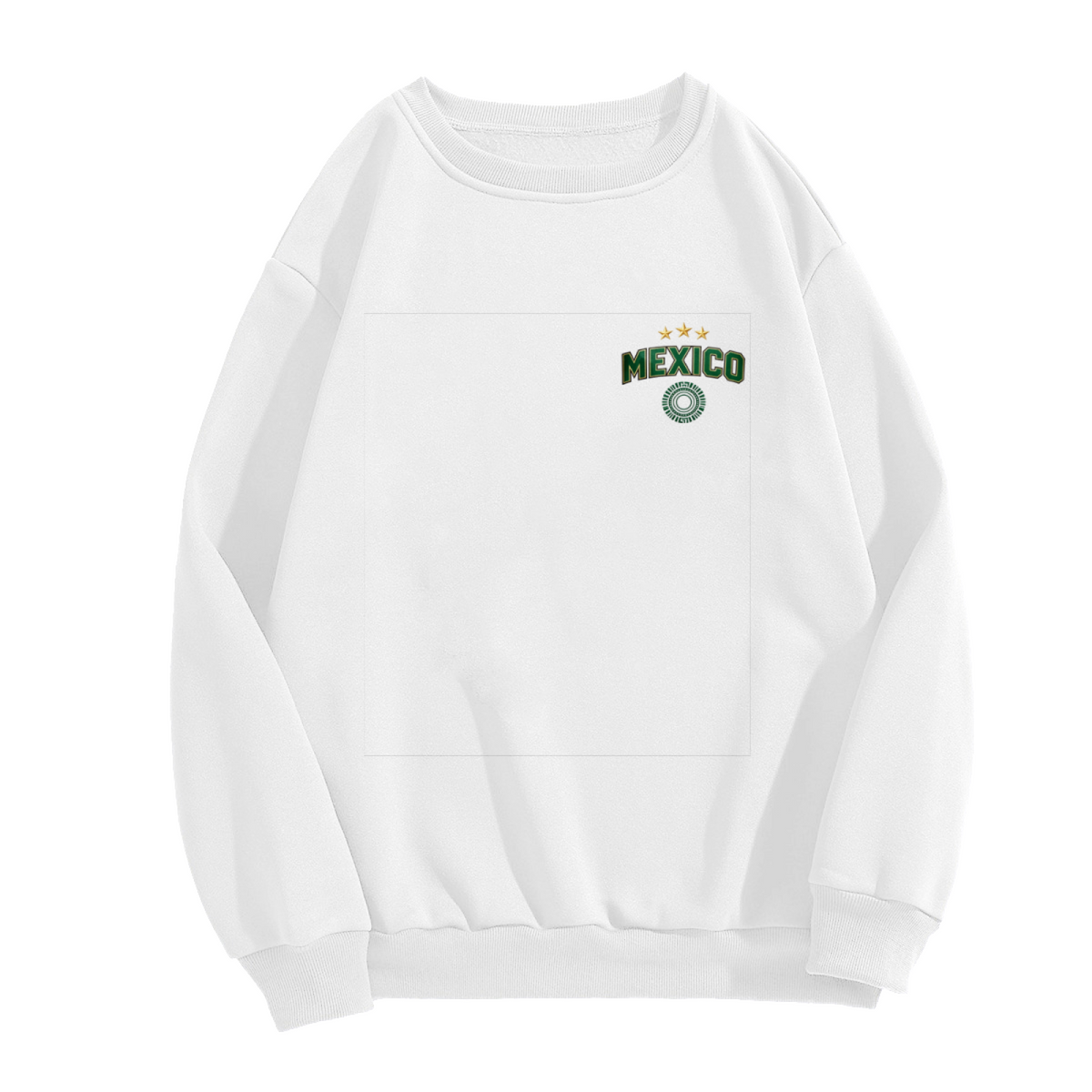 Small Chest Logo Mexico National Team Crewneck Sweatshirt