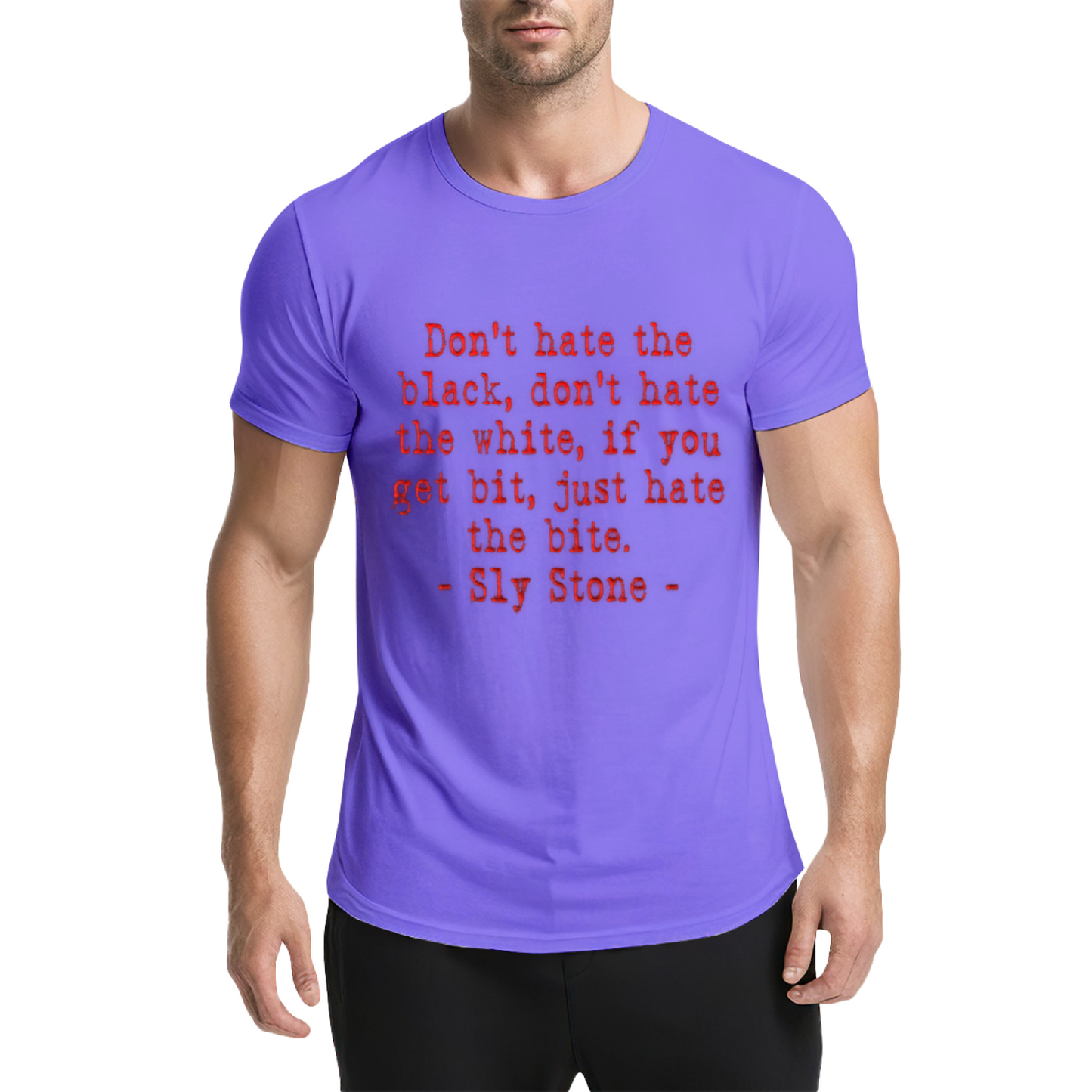 Vintage Sly Stone Equality Quote Typography Tee