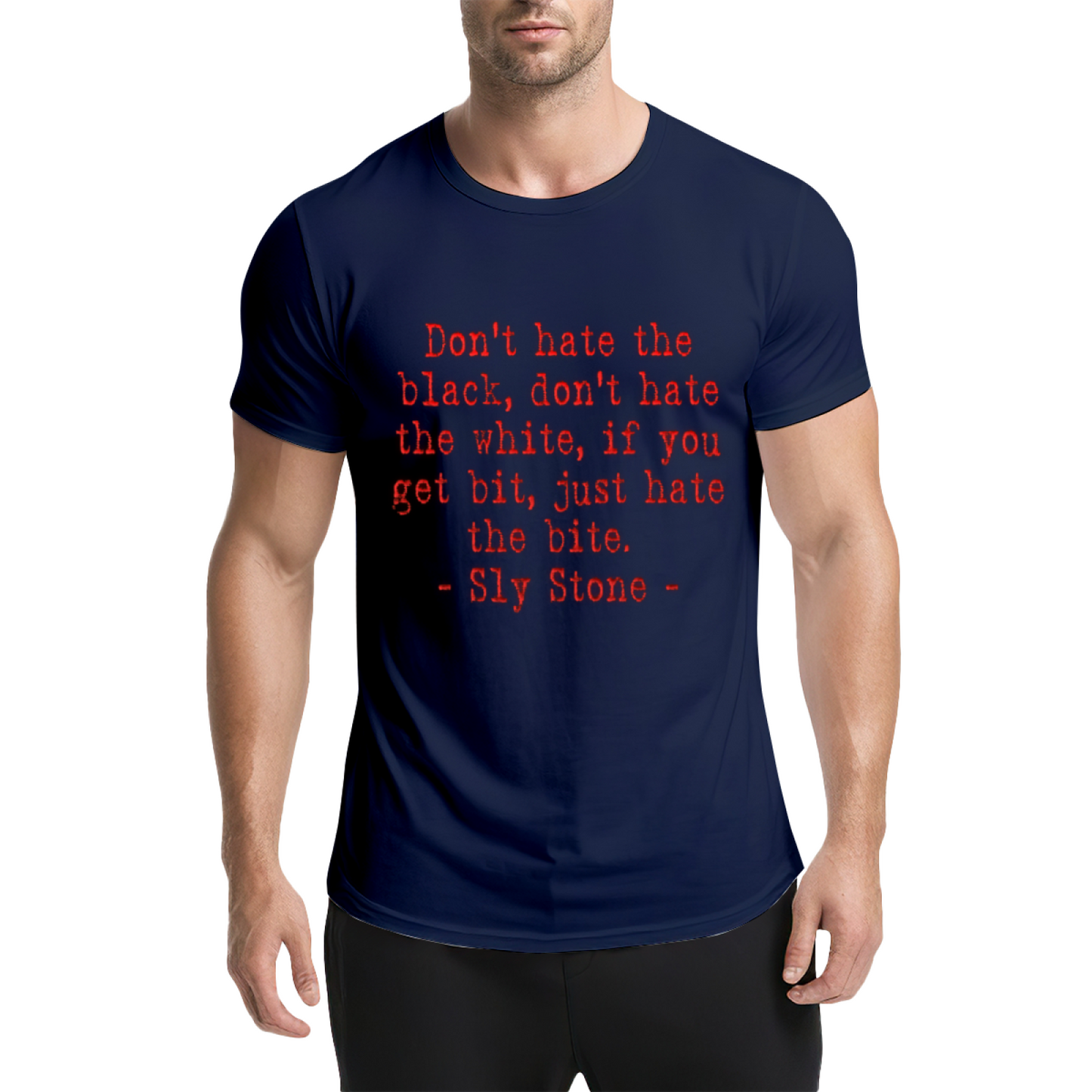 Vintage Sly Stone Equality Quote Typography Tee
