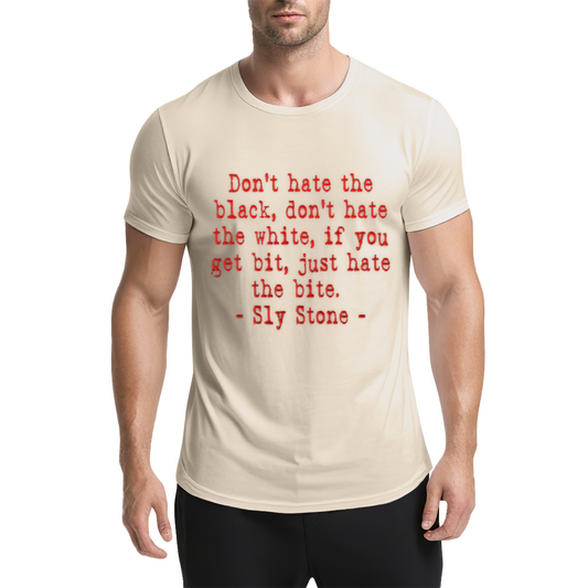Vintage Sly Stone Equality Quote Typography Tee