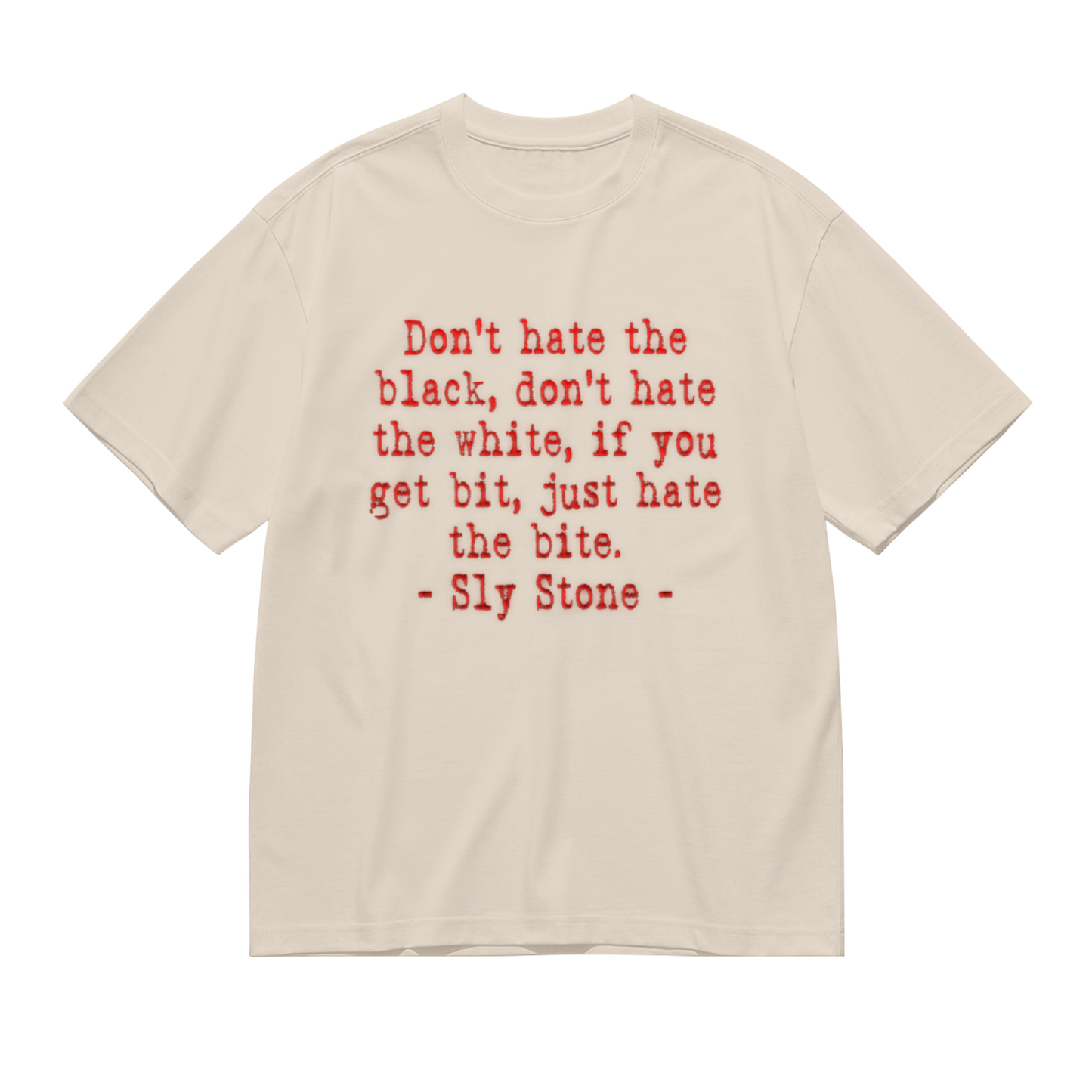 Vintage Sly Stone Equality Quote Typography Tee