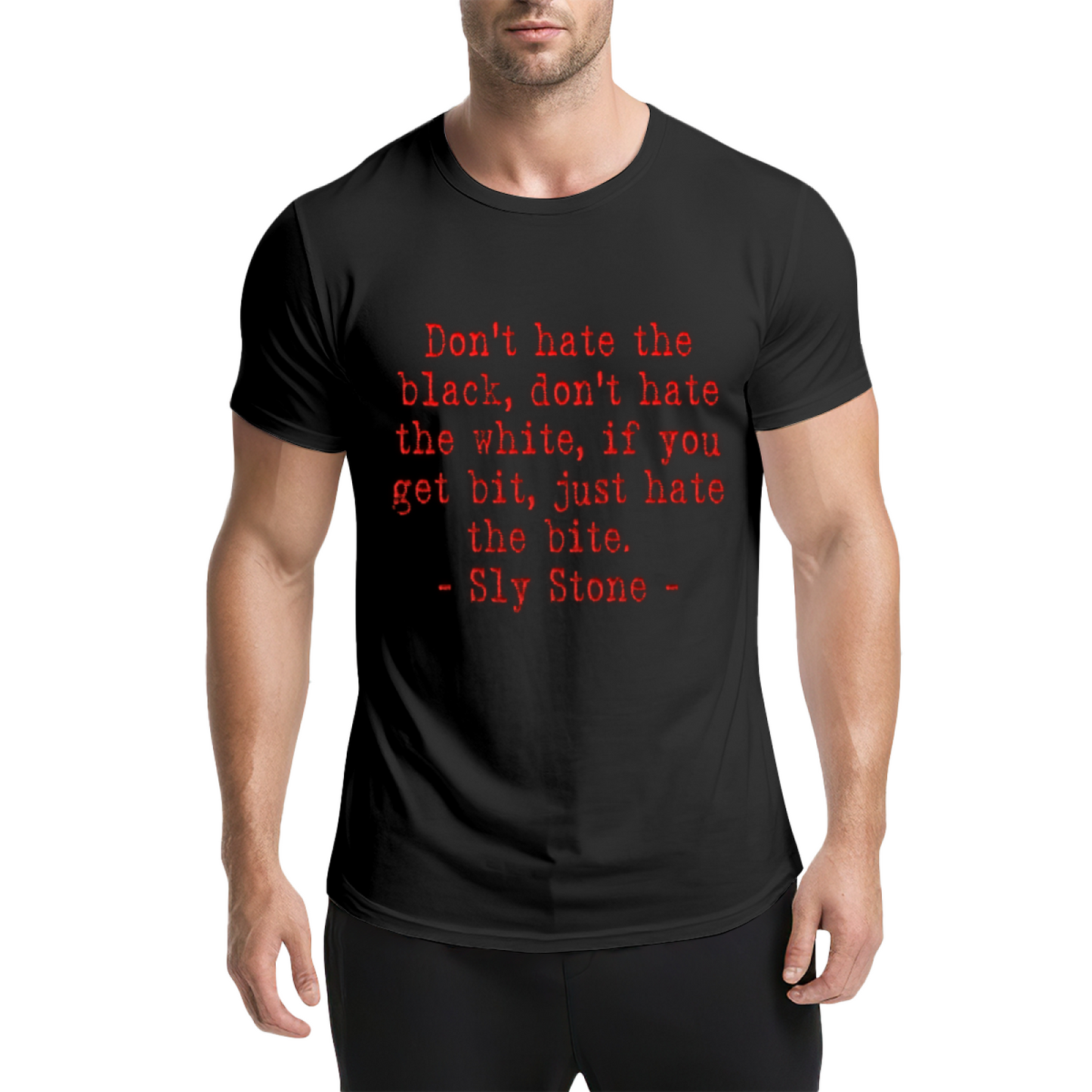 Vintage Sly Stone Equality Quote Typography Tee