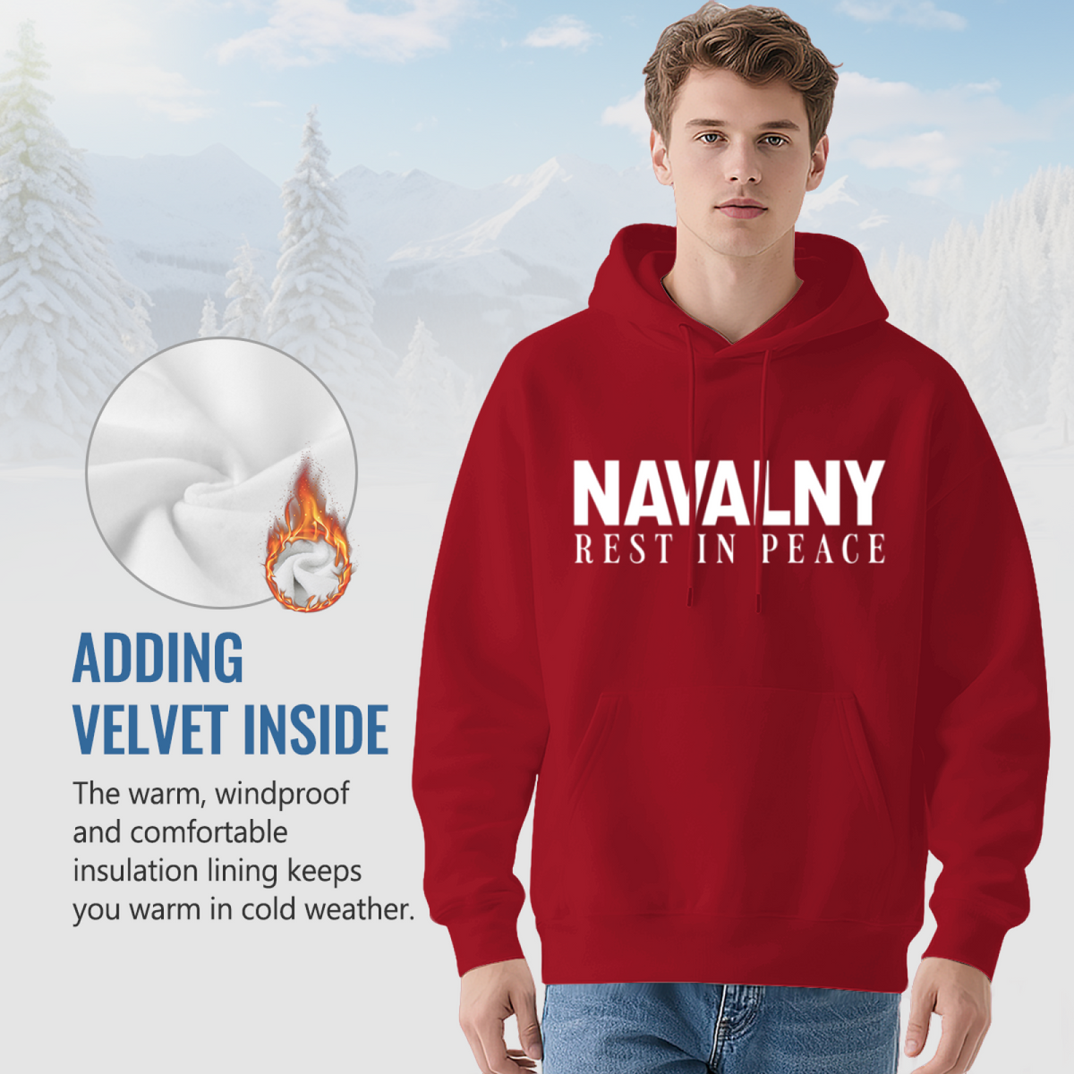 Letter Print Casual Hoodie, Unisex Cozy Comfort Pullover