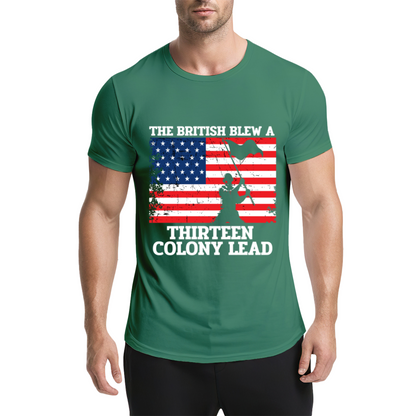 The British Thirteen Colonies Vintage Grey T-Shirt, American History Retro Top