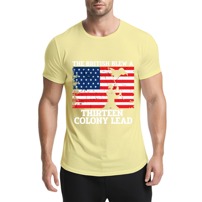 The British Thirteen Colonies Vintage Grey T-Shirt, American History Retro Top