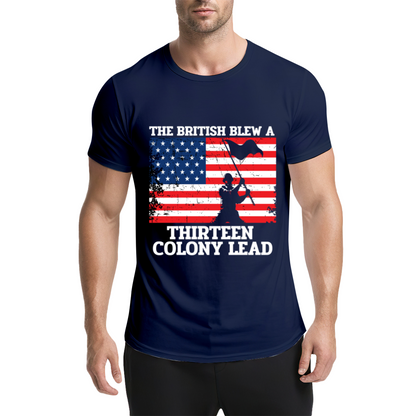 The British Thirteen Colonies Vintage Grey T-Shirt, American History Retro Top