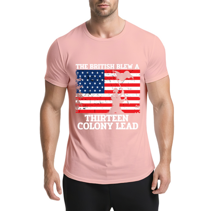 The British Thirteen Colonies Vintage Grey T-Shirt, American History Retro Top
