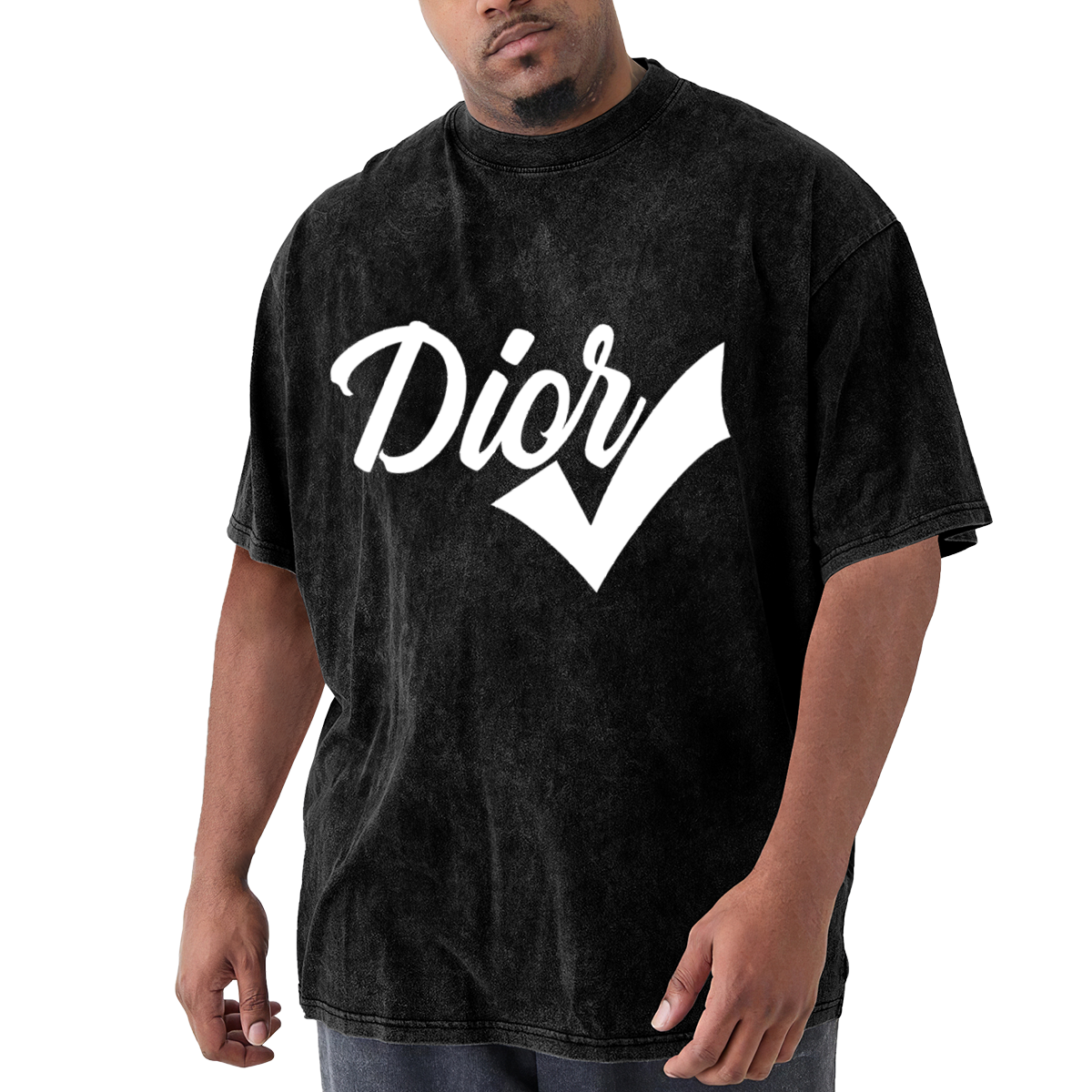 Cursive Dior With Check Mark