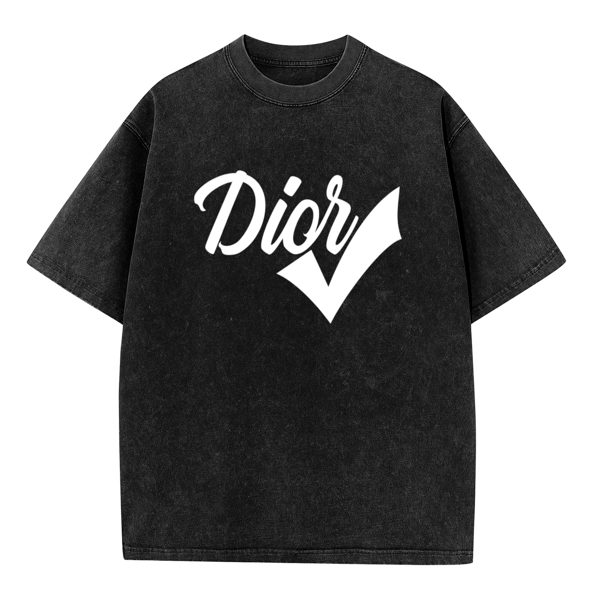 Cursive Dior With Check Mark