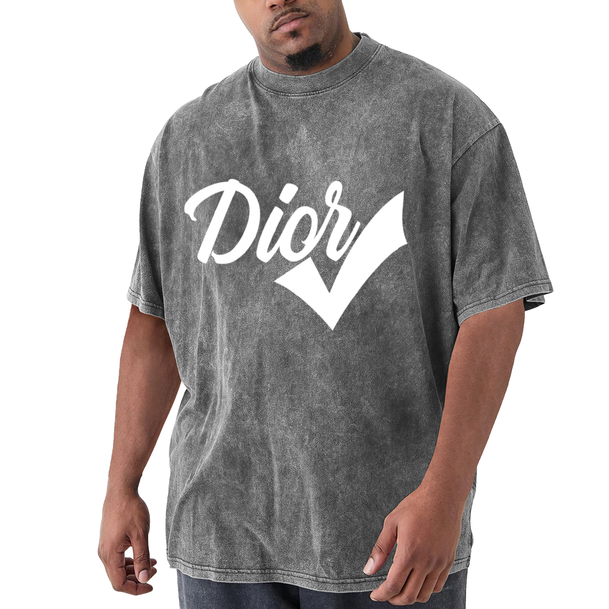 Cursive Dior With Check Mark