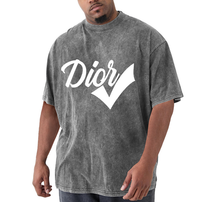 Cursive Dior With Check Mark