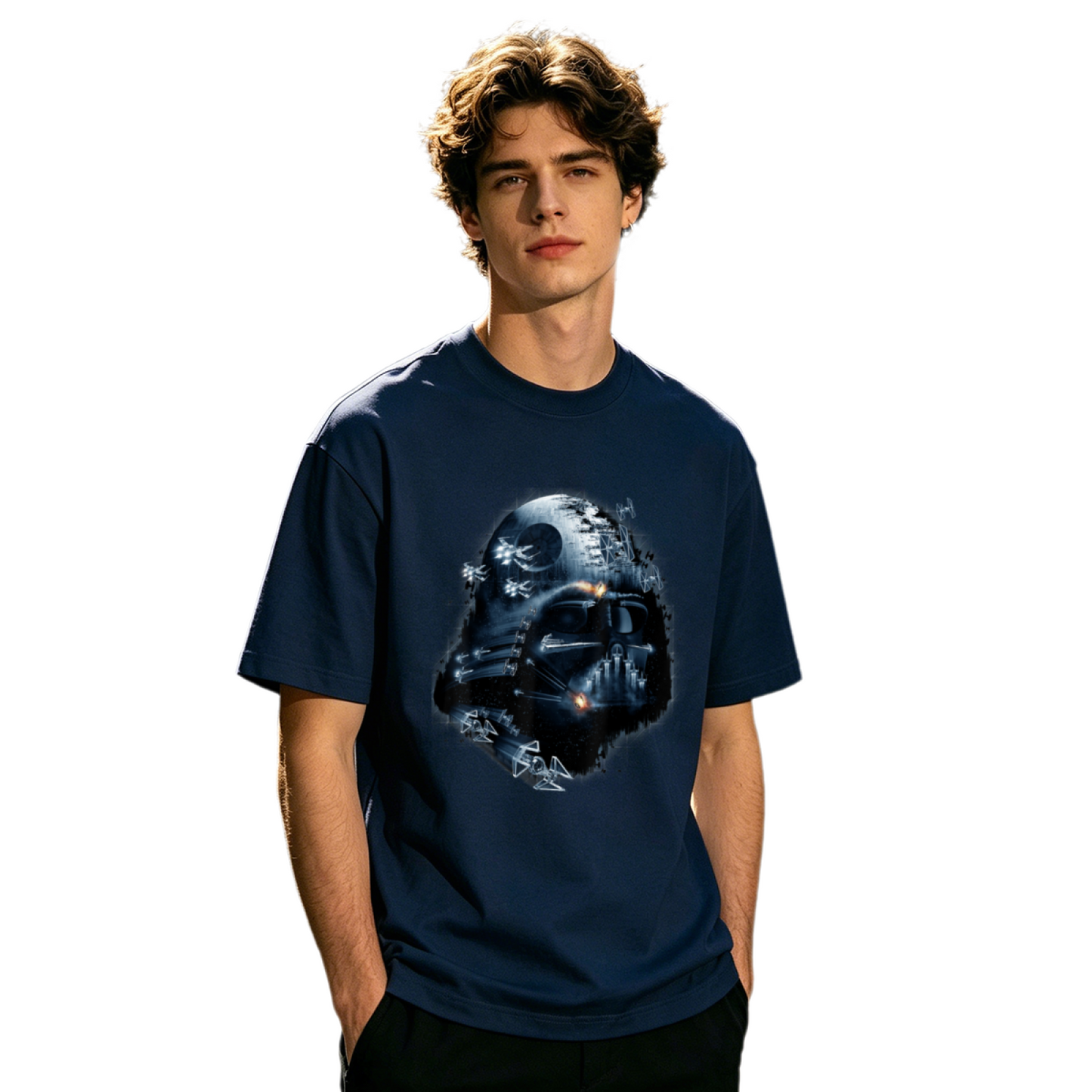 Men's Vintage Skull Motorcycle Biker Retro Graphic T-Shirt