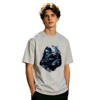 Men's Vintage Skull Motorcycle Biker Retro Graphic T-Shirt