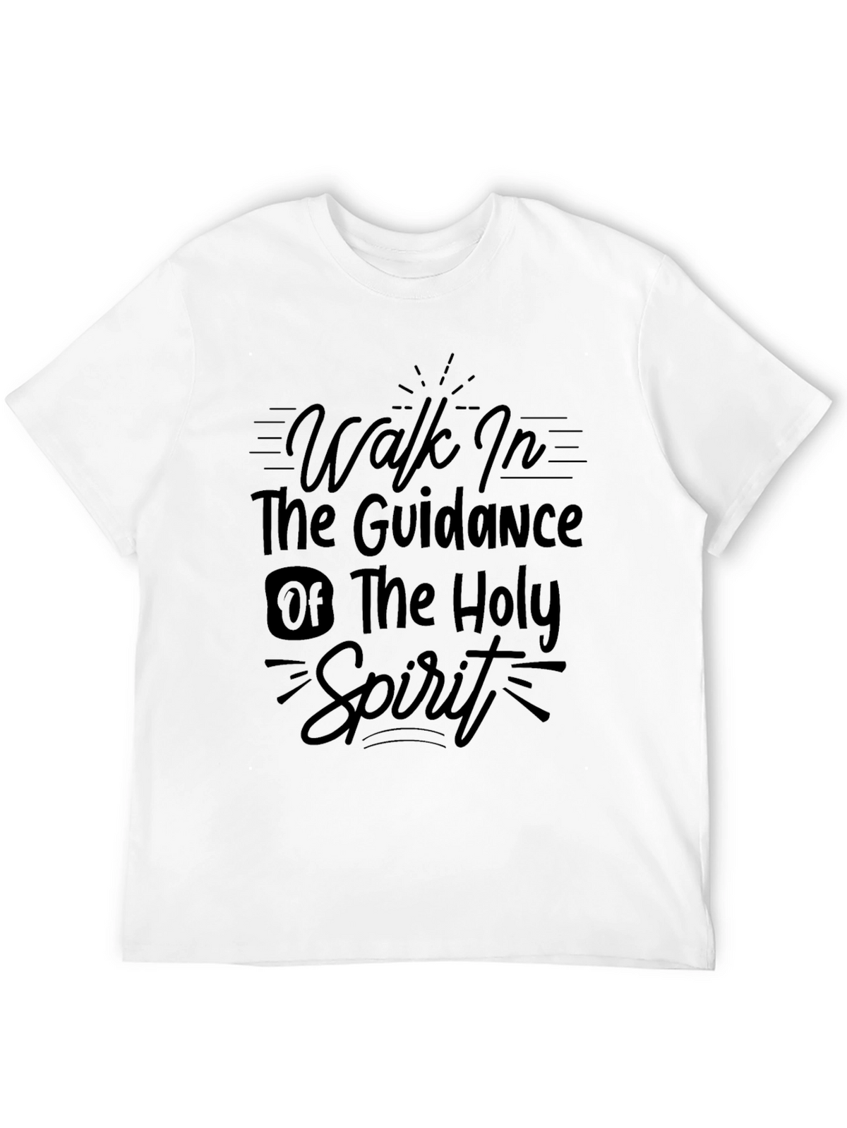 Guidance of the Holy Spirit Black T-Shirt