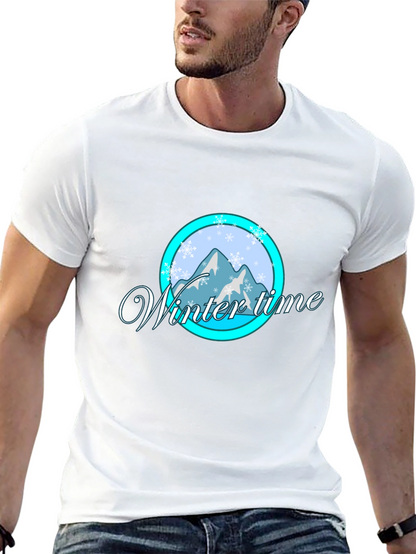 Winter Time Graphic Tee - Black