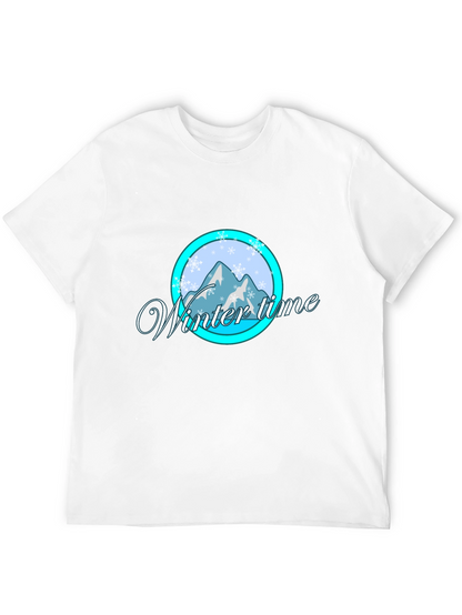 Winter Time Graphic Tee - Black