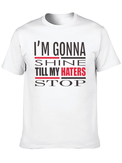 Im Gonna Shine Graphic Tee - Mens Black T-Shirt