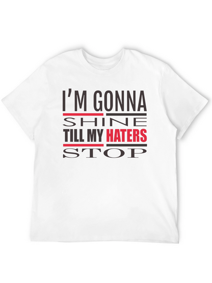 Im Gonna Shine Graphic Tee - Mens Black T-Shirt