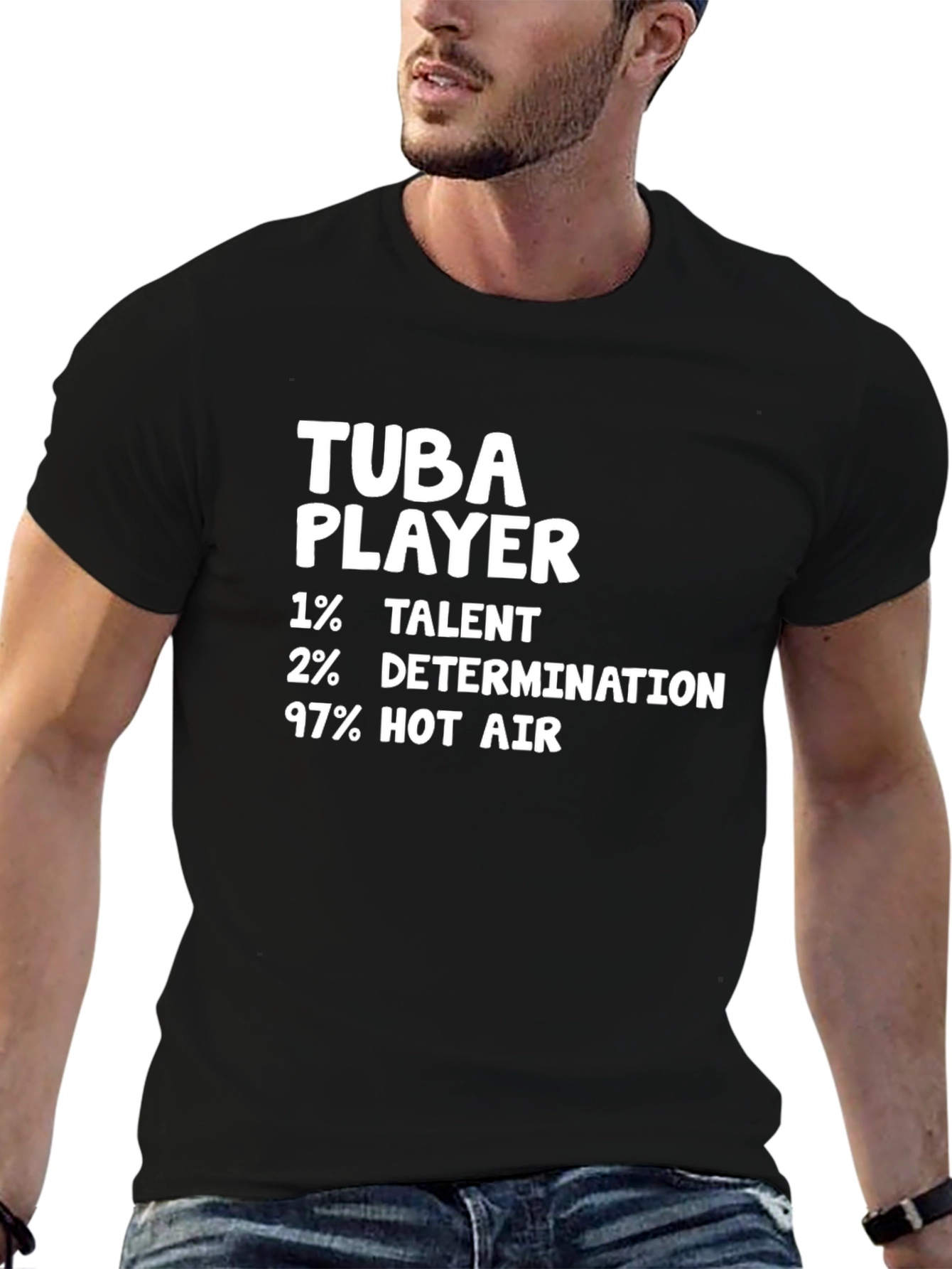 Tuba Player Funny Novelty Graphic T-Shirt