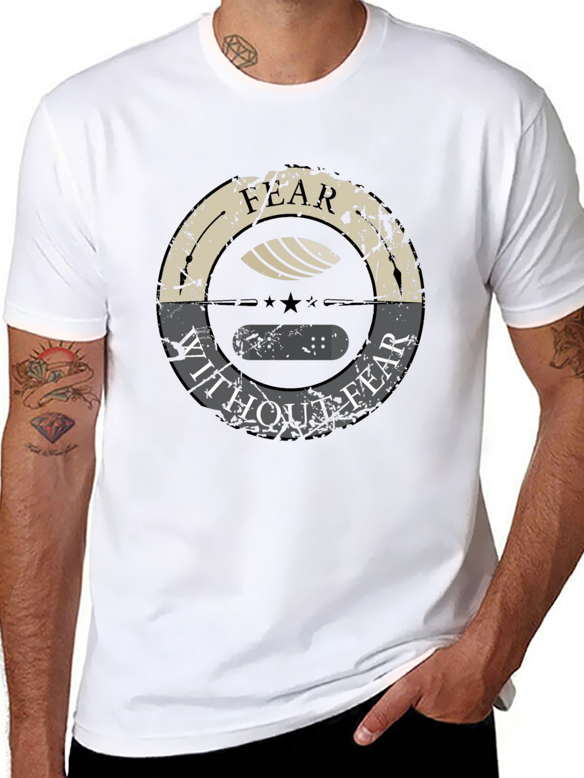Fear Without Fear Graphic Tee - Premium Cotton