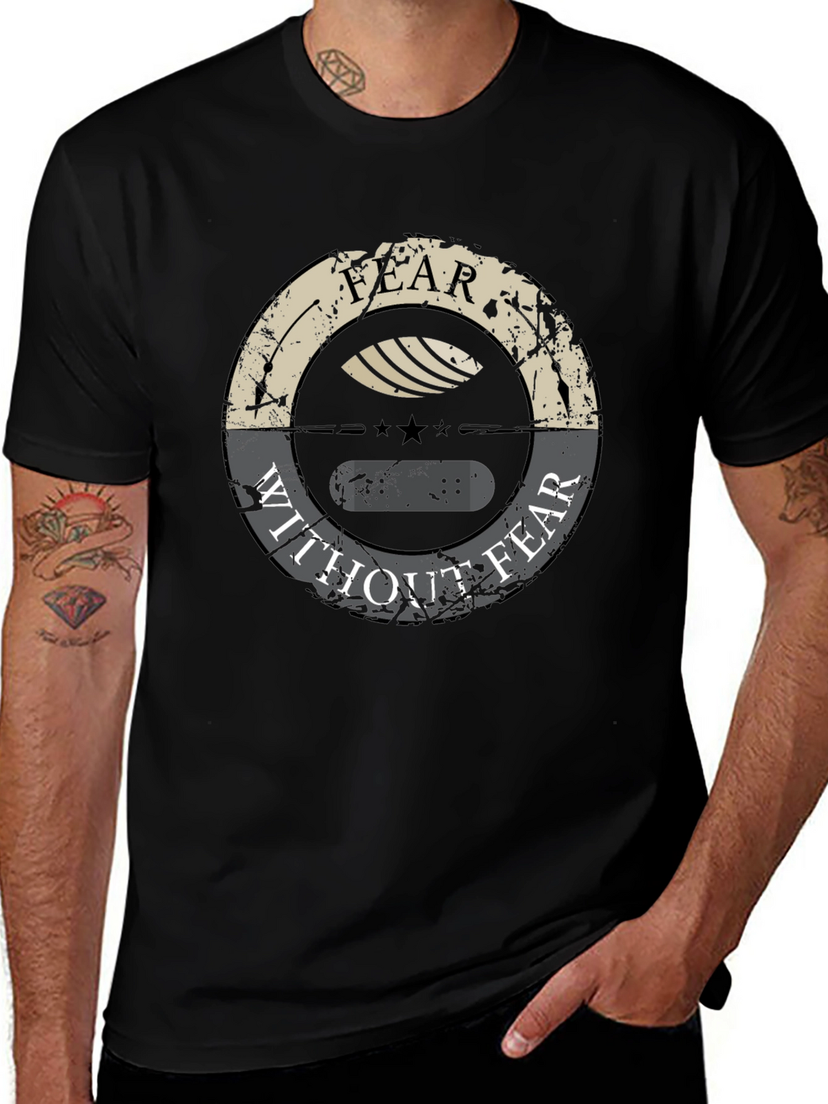 Fear Without Fear Graphic Tee - Premium Cotton