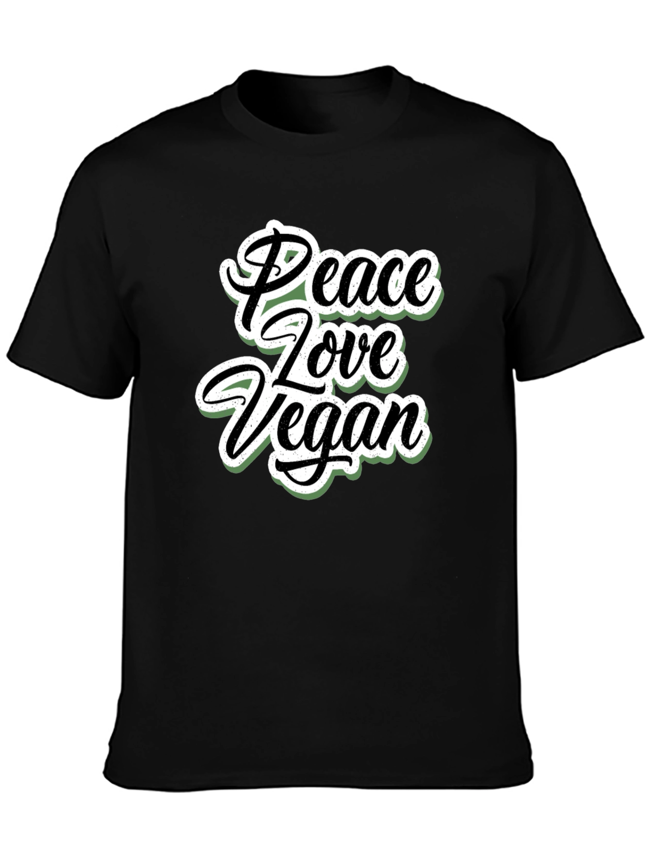 Peace Love Vegan T-Shirt