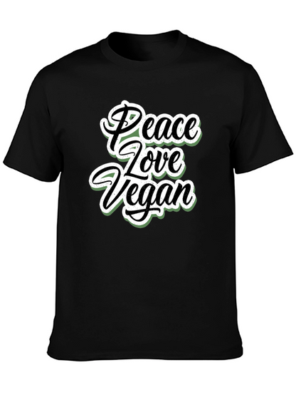 Peace Love Vegan T-Shirt
